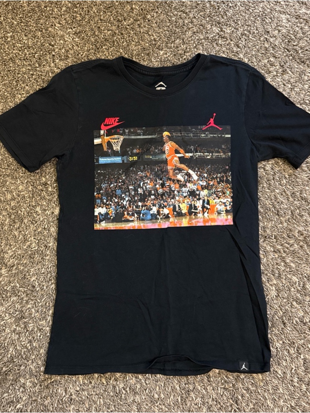 Men’s Nike Black T-Shirt 1988 Dunk Contest